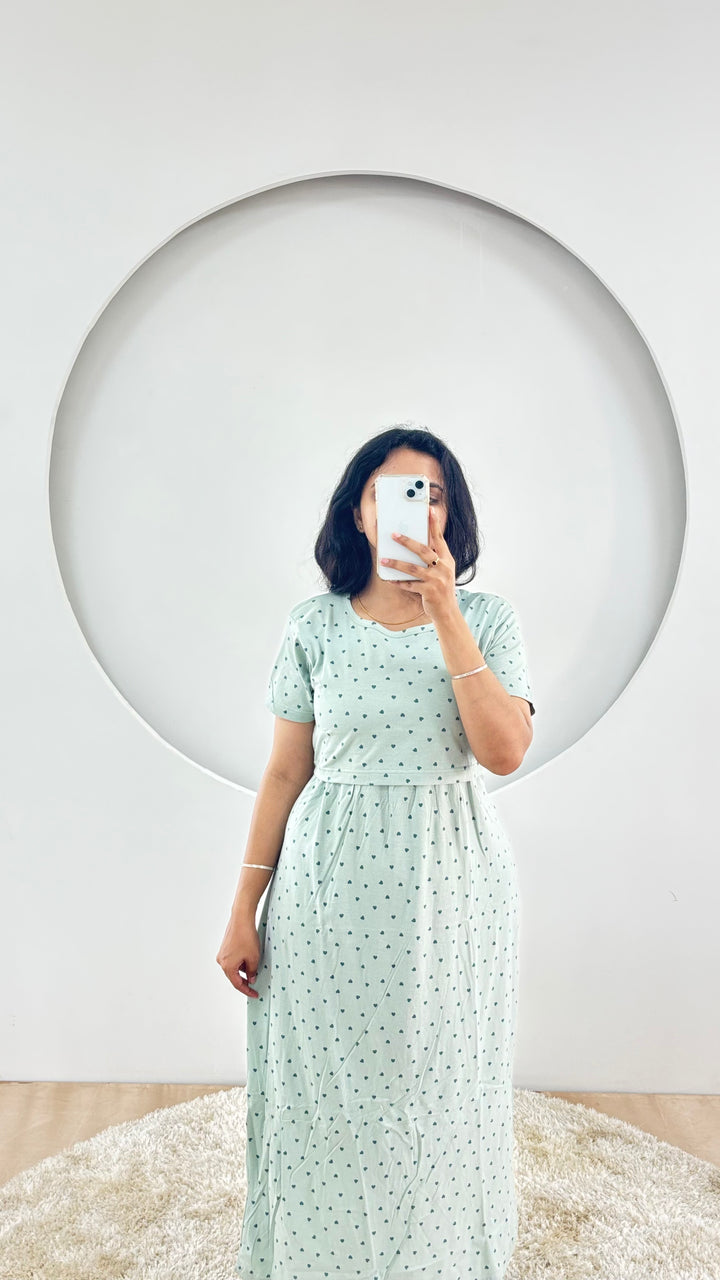 Ashvathi SoftCotton Full Length Maternity Loungewear