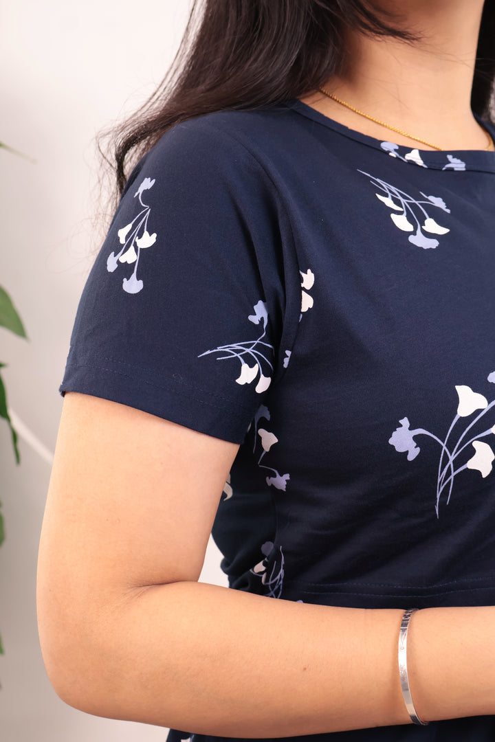 Dhaksha Lightweight Soft Cotton Full Length Maternity Loungewear