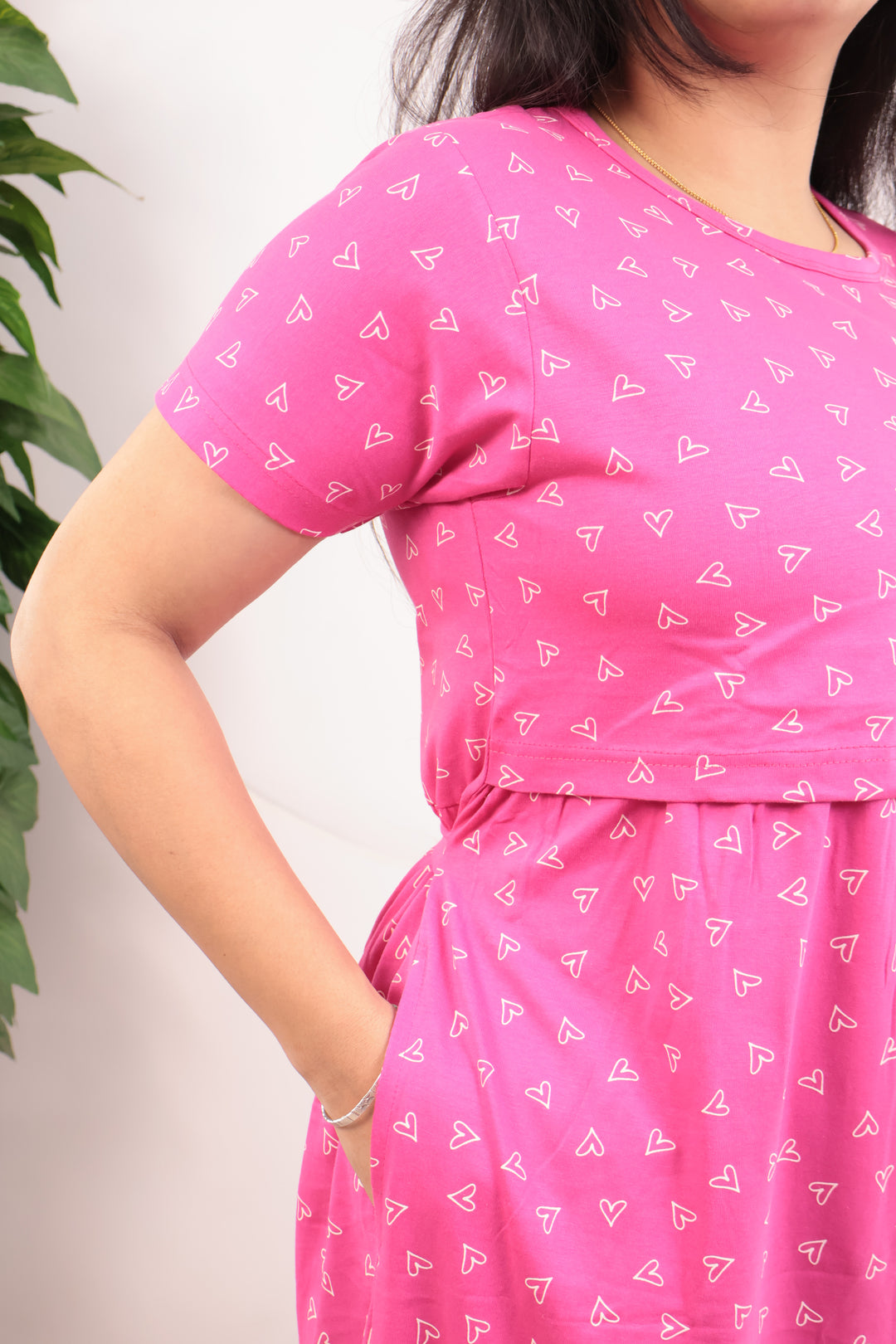 Samaira Soft Cotton Full Length Maternity Loungewear