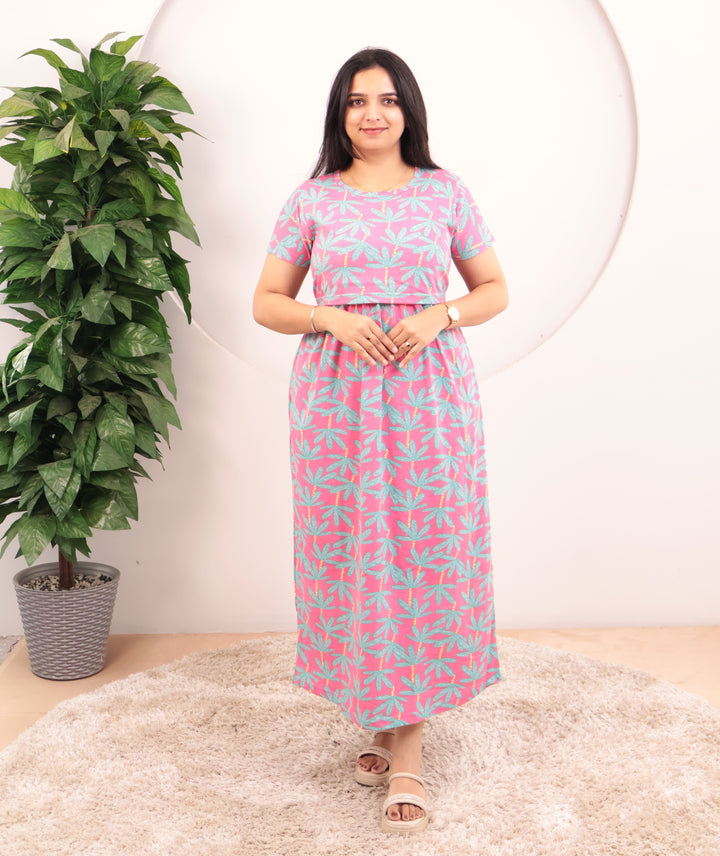 Charmi1 Soft Cotton Full Length Maternity Loungewear