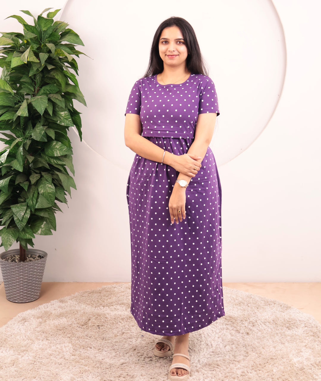 Svara Soft Cotton Full Length Maternity Loungewear