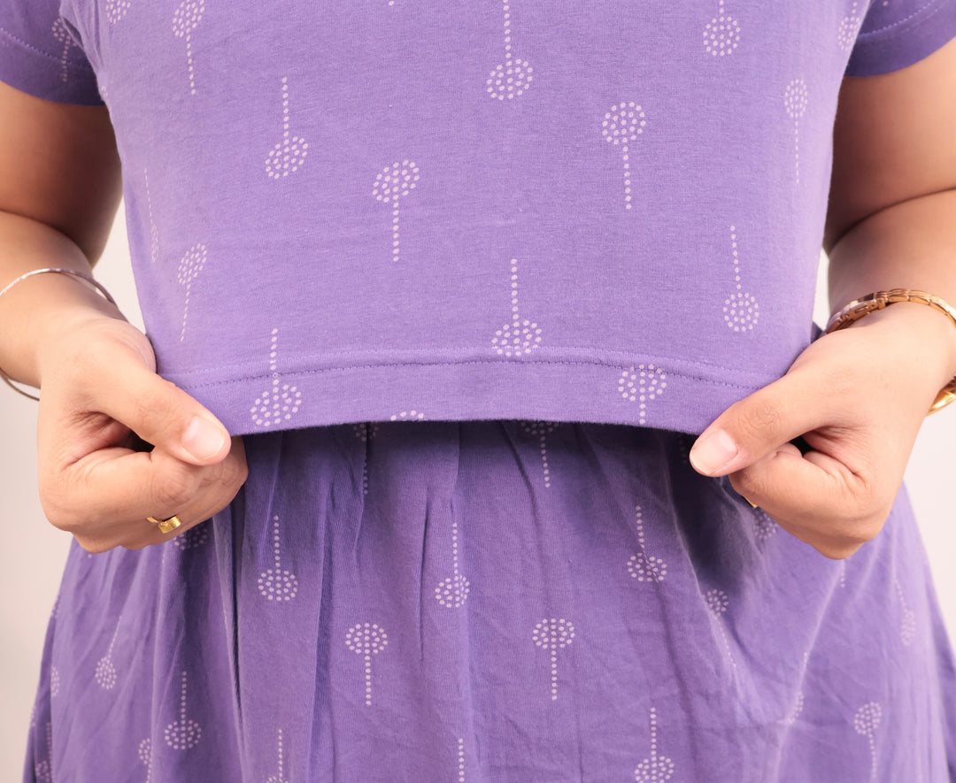 Anisa1 Lightweight Soft Cotton Full Length Maternity Loungewear