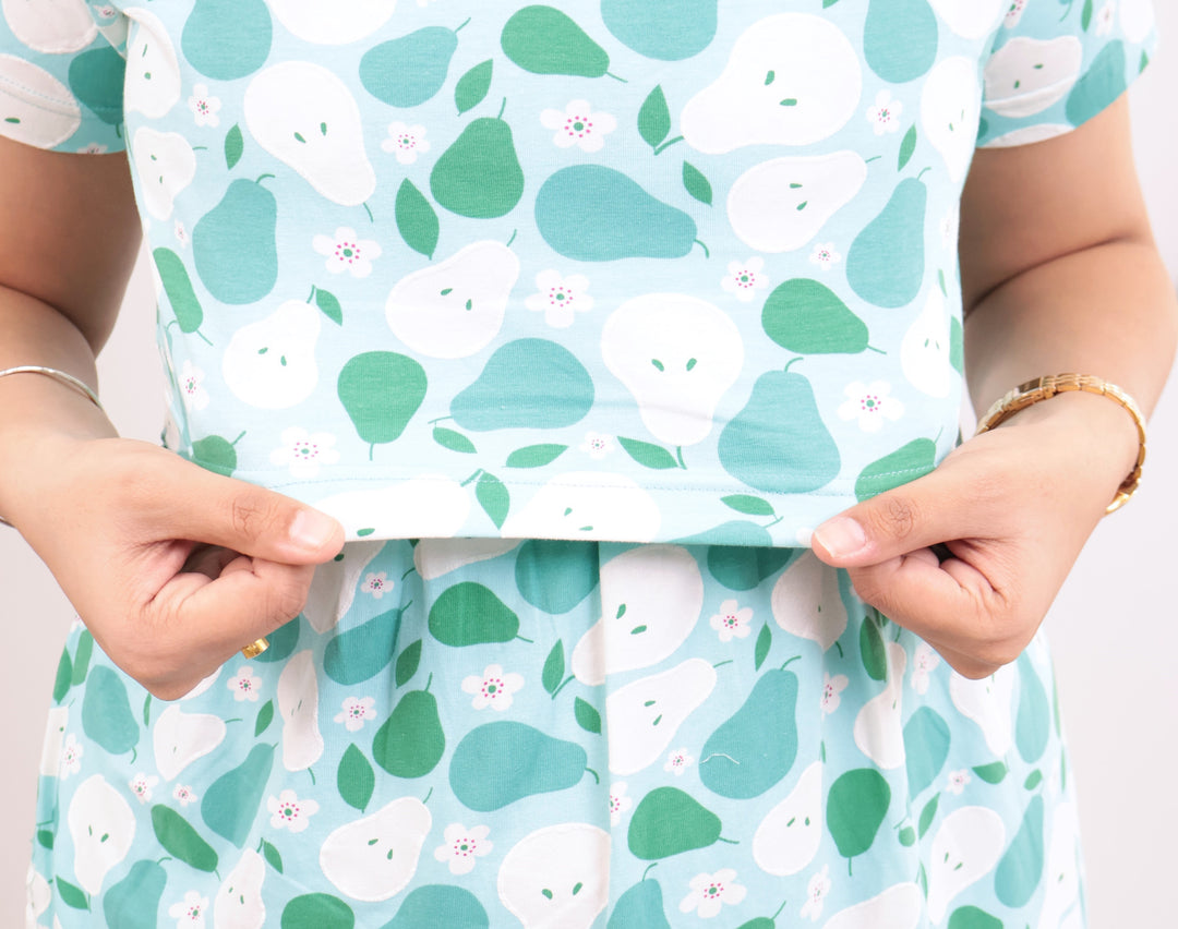 Flevra Soft Cotton Full Length Maternity Loungewear