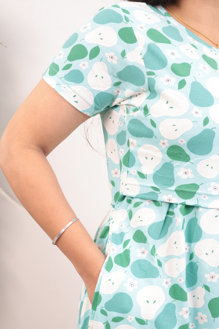 Flevra Soft Cotton Full Length Maternity Loungewear