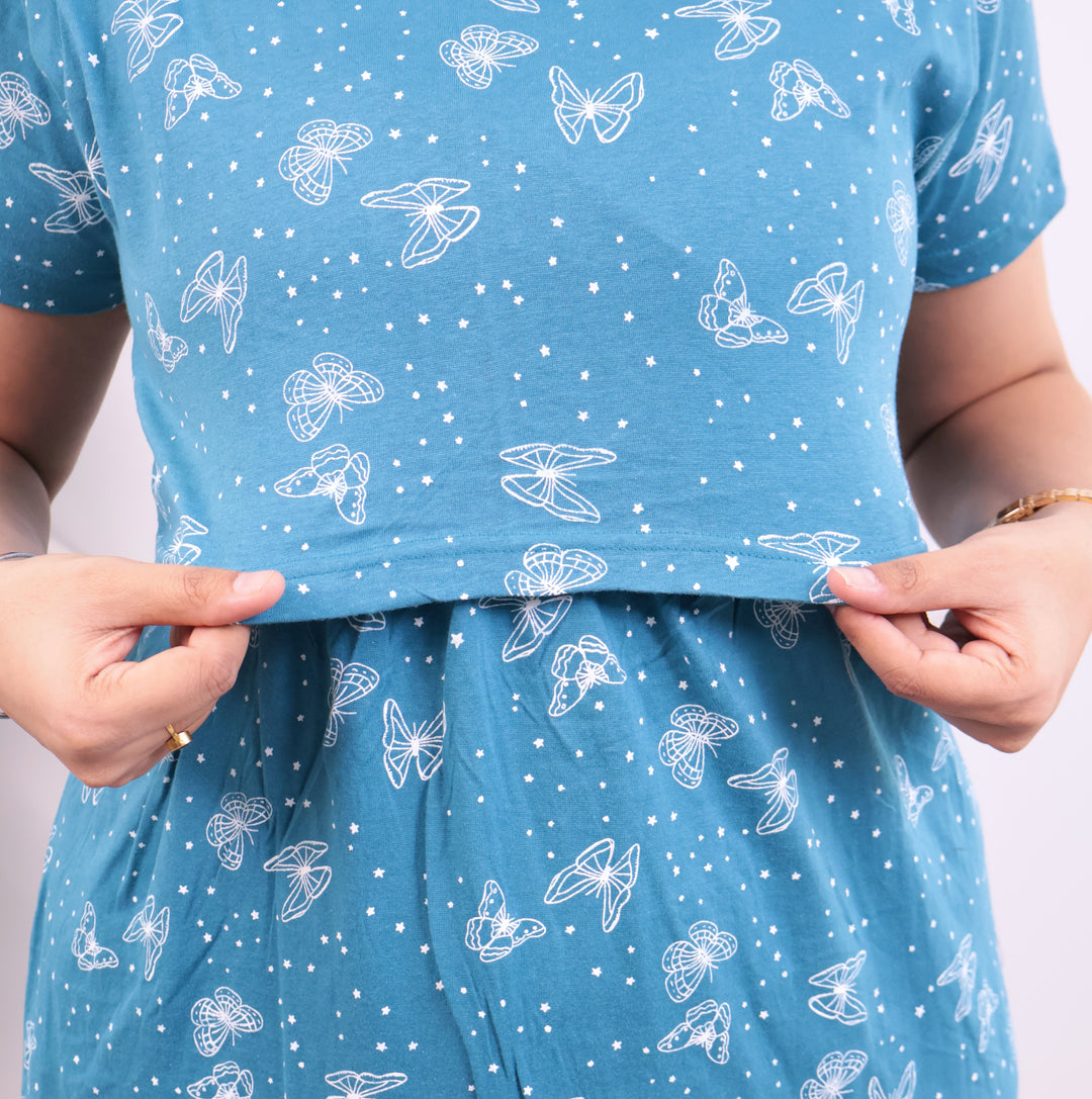 Vyla Soft Cotton Full Length Maternity Loungewear