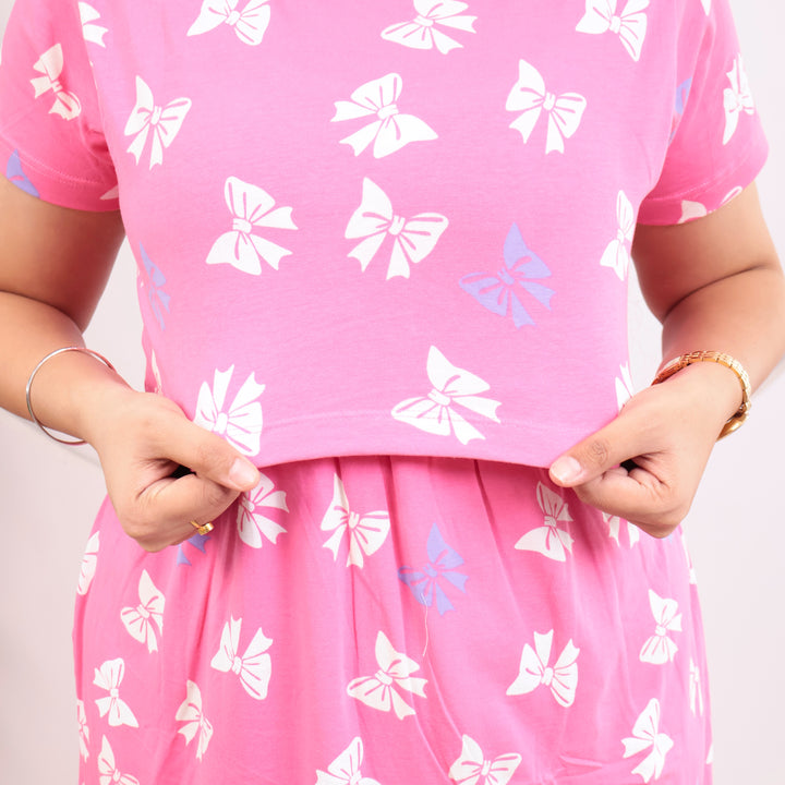 Avena Lightweight Soft Cotton Full Length Maternity Loungewear