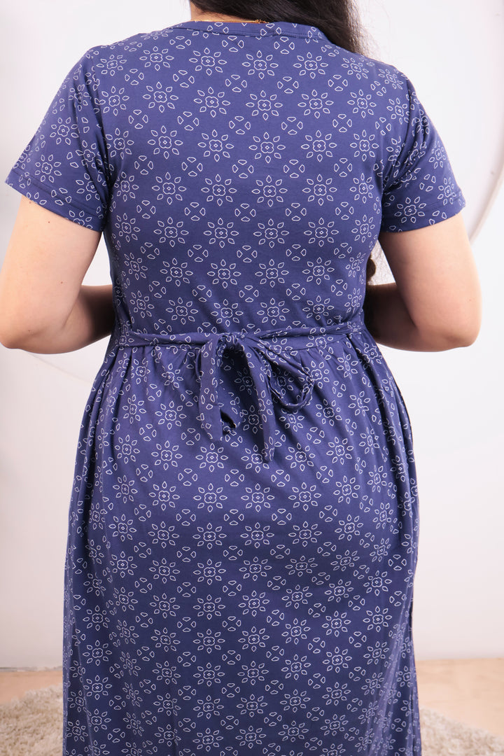 Dyuthi Soft Cotton Full Length Maternity Loungewear