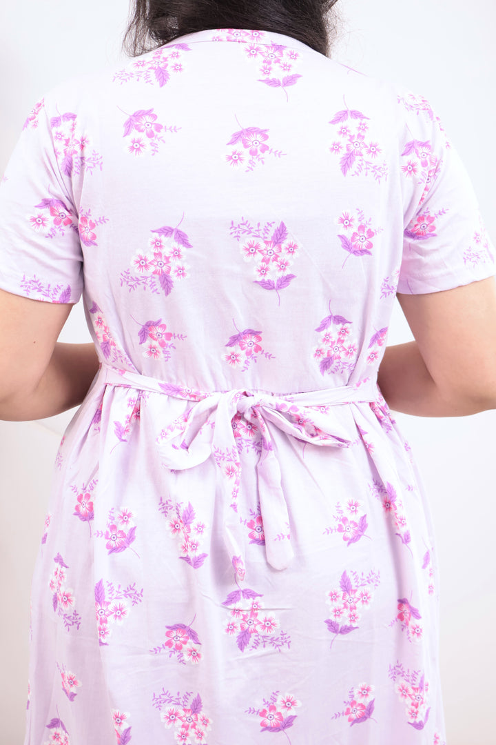 Jiyana1 Soft Cotton Full Length Maternity Loungewear