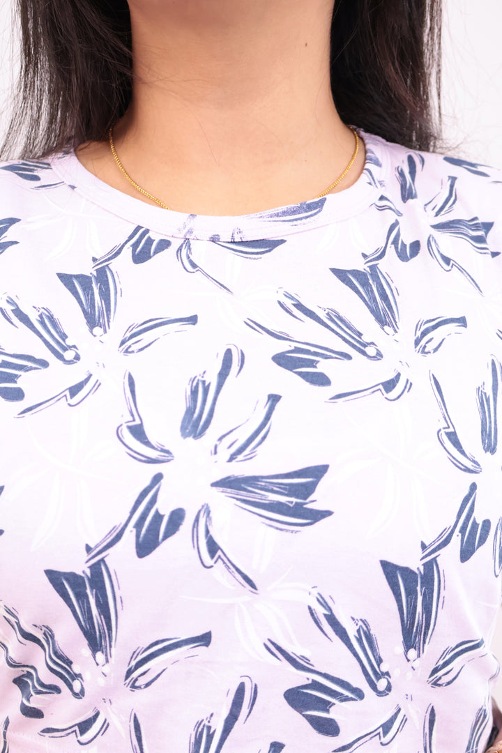 Shaniya1 Soft Cotton Full Length Maternity Loungewear