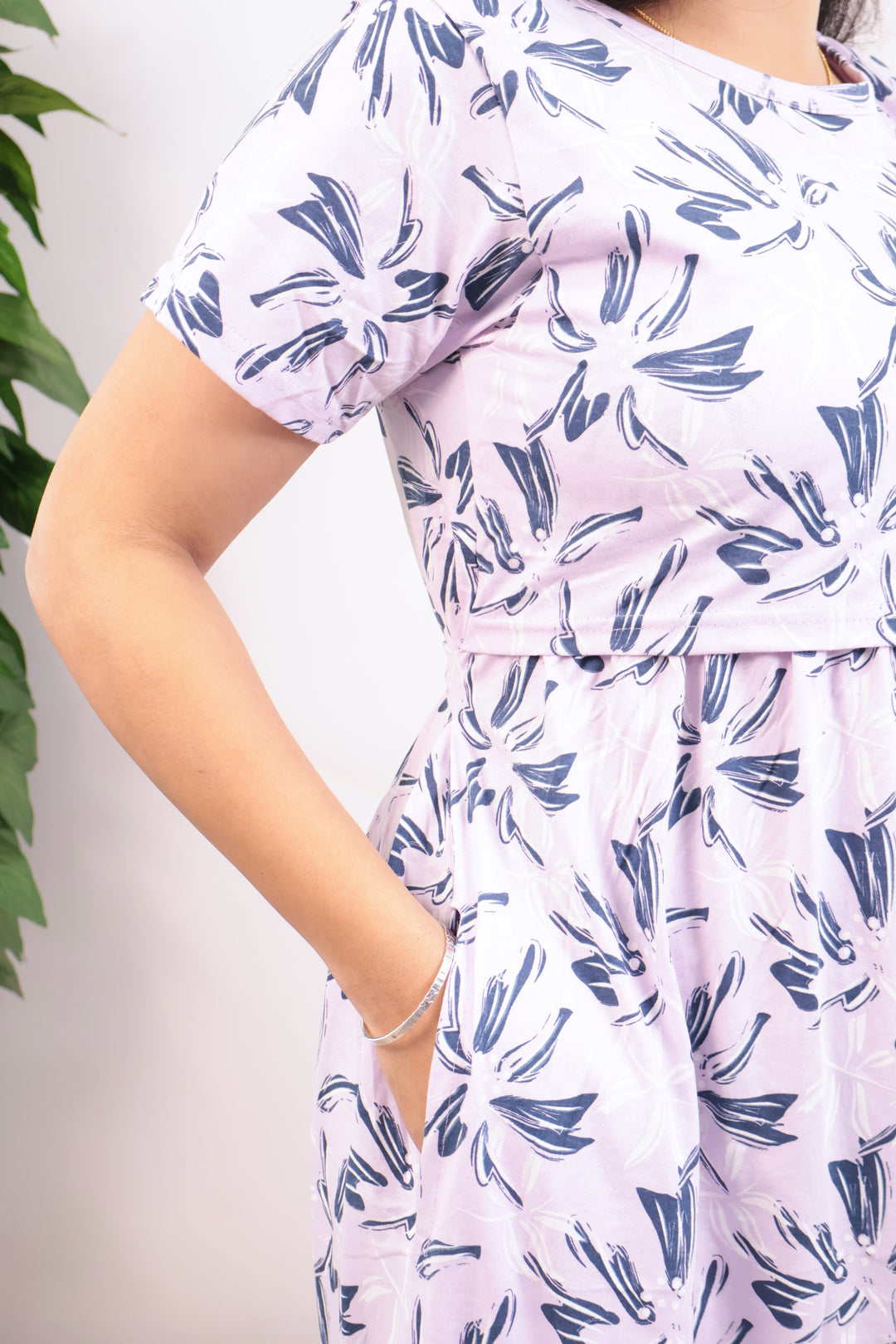 Shaniya1 Soft Cotton Full Length Maternity Loungewear