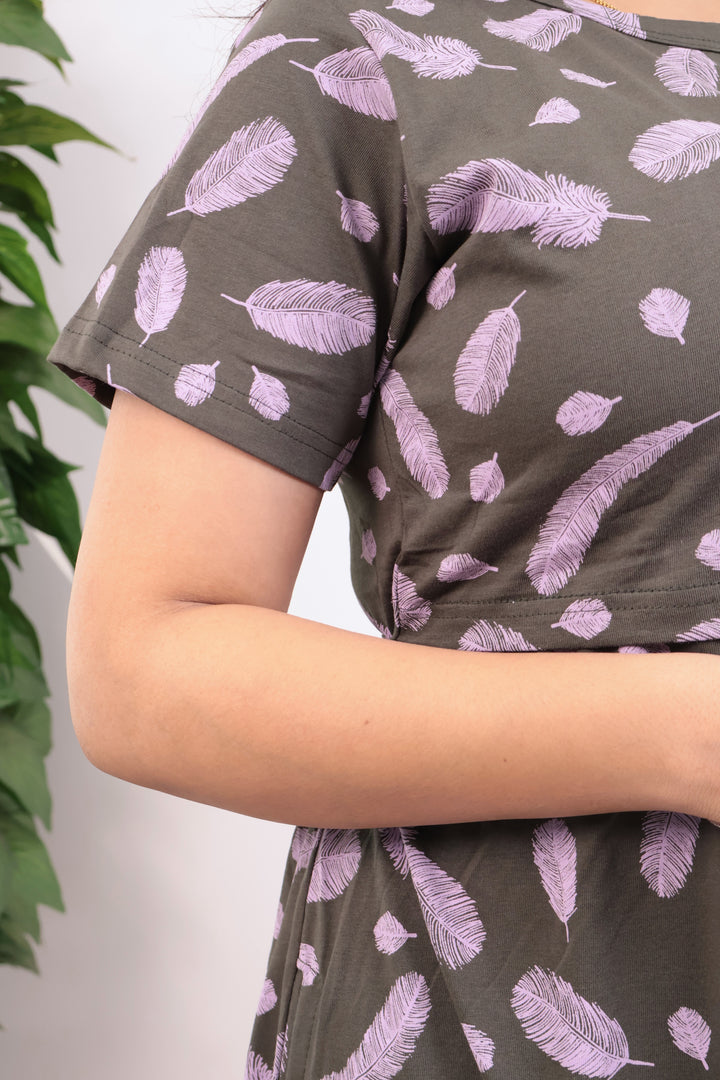Yazhlisai Soft Cotton Full Length Maternity Loungewear