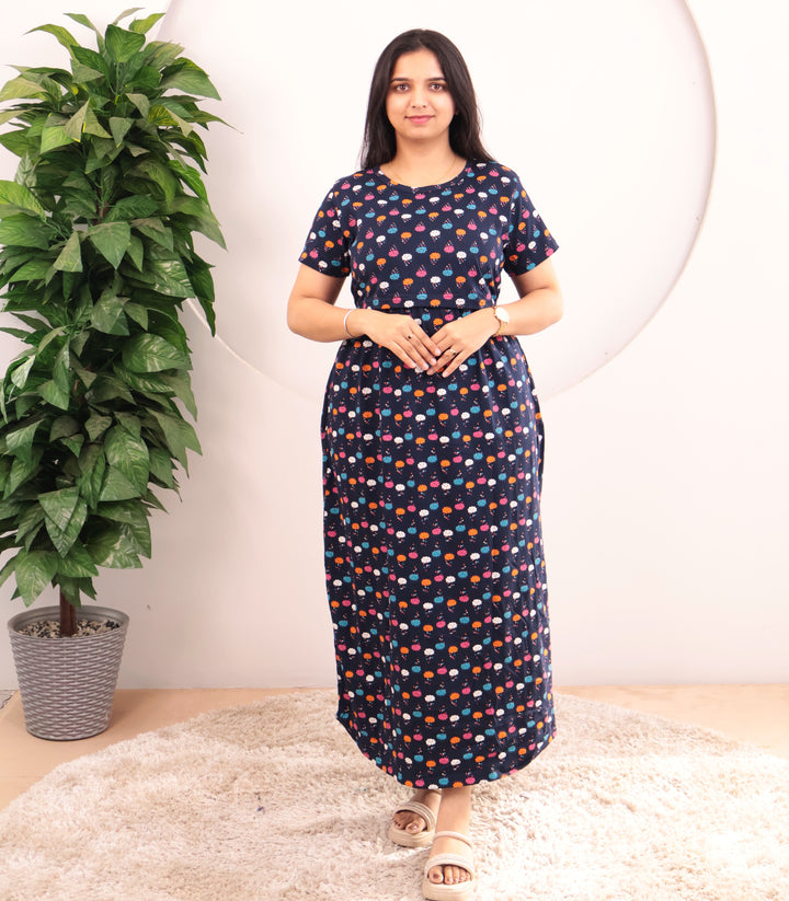Nirve Soft Cotton Full Length Maternity Loungewear