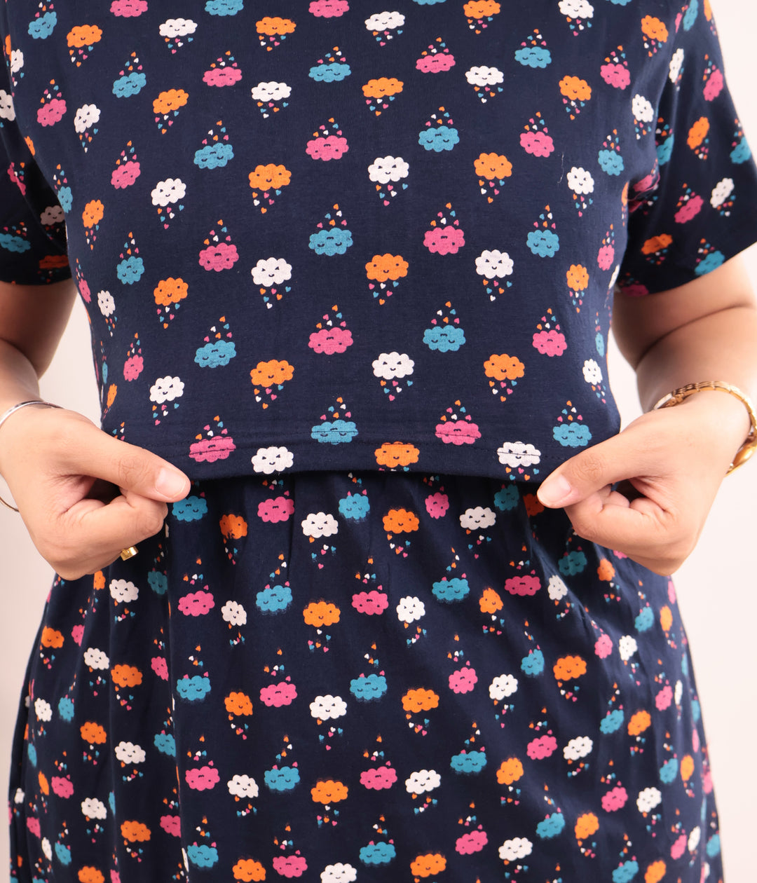 Nirve Soft Cotton Full Length Maternity Loungewear