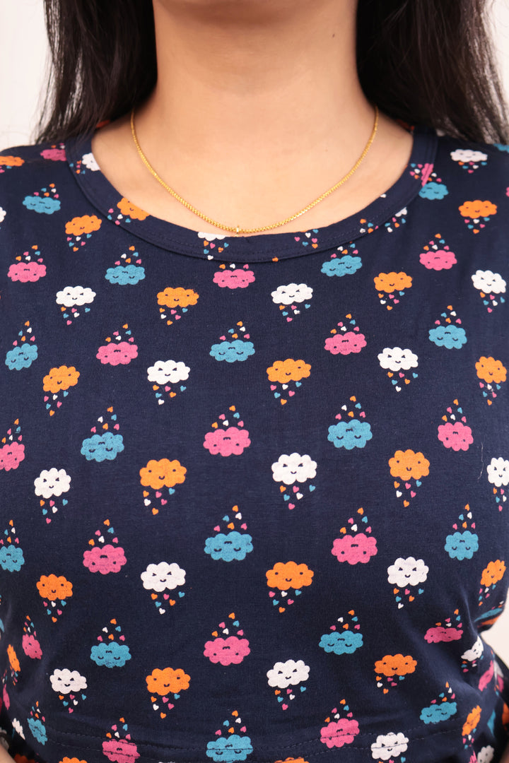 Nirve Soft Cotton Full Length Maternity Loungewear