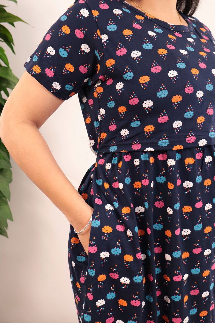 Nirve Soft Cotton Full Length Maternity Loungewear