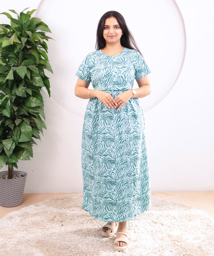 Lakshitha Soft Cotton Full Length Maternity Loungewear