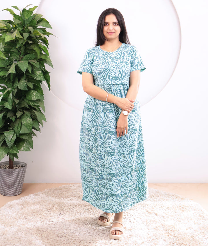 Lakshitha Soft Cotton Full Length Maternity Loungewear