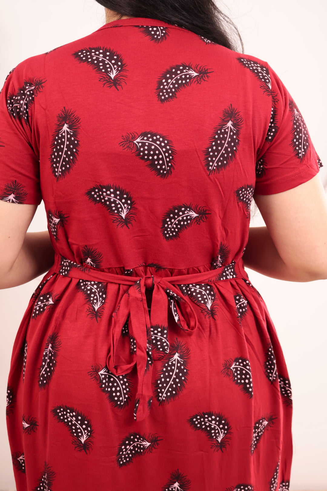 Winshika Lightweight Soft Cotton Full Length Maternity Loungewear