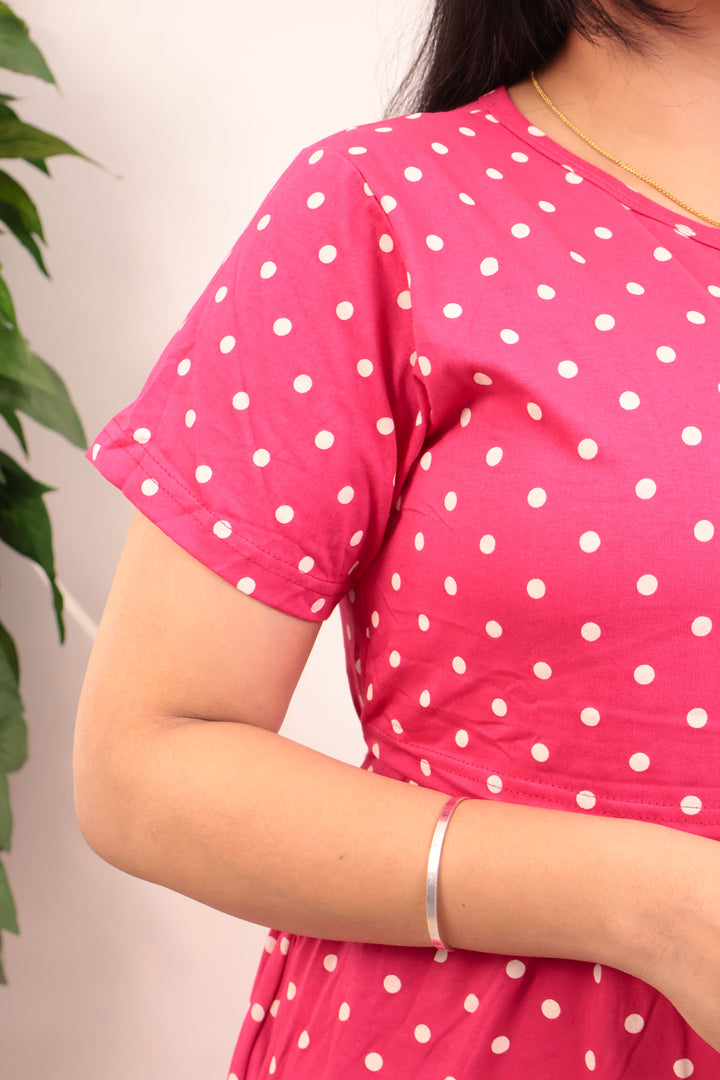 Aarika1 Soft Cotton Full Length Maternity Loungewear