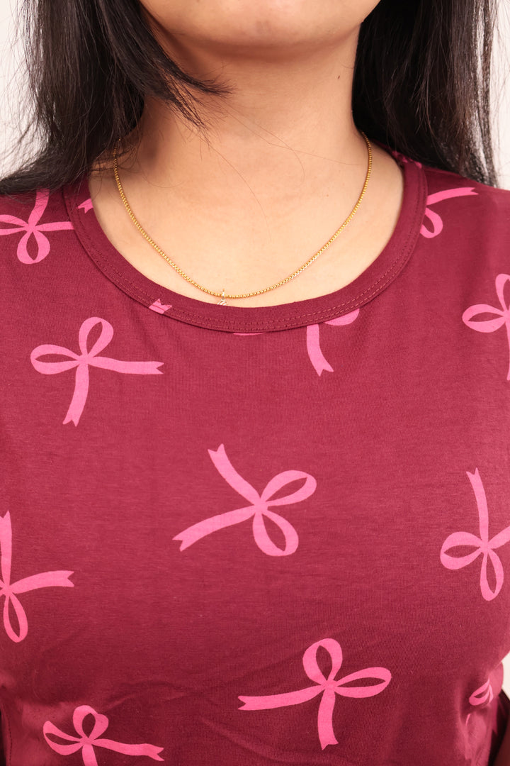 Thuhara Soft Cotton Full Length Maternity Loungewear