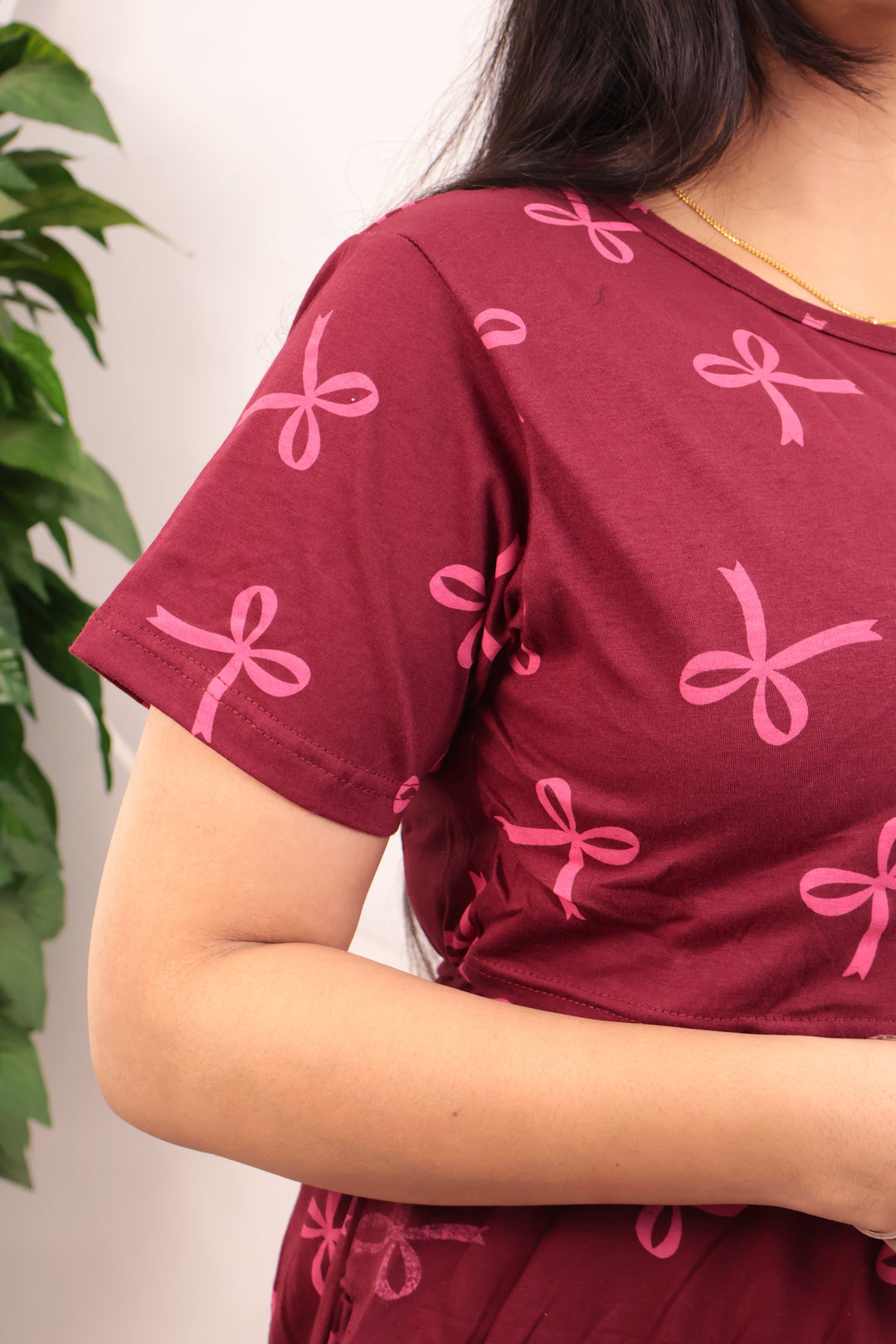 Thuhara Soft Cotton Full Length Maternity Loungewear