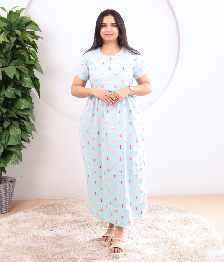 Zimala Soft Cotton Full Length Maternity Loungewear