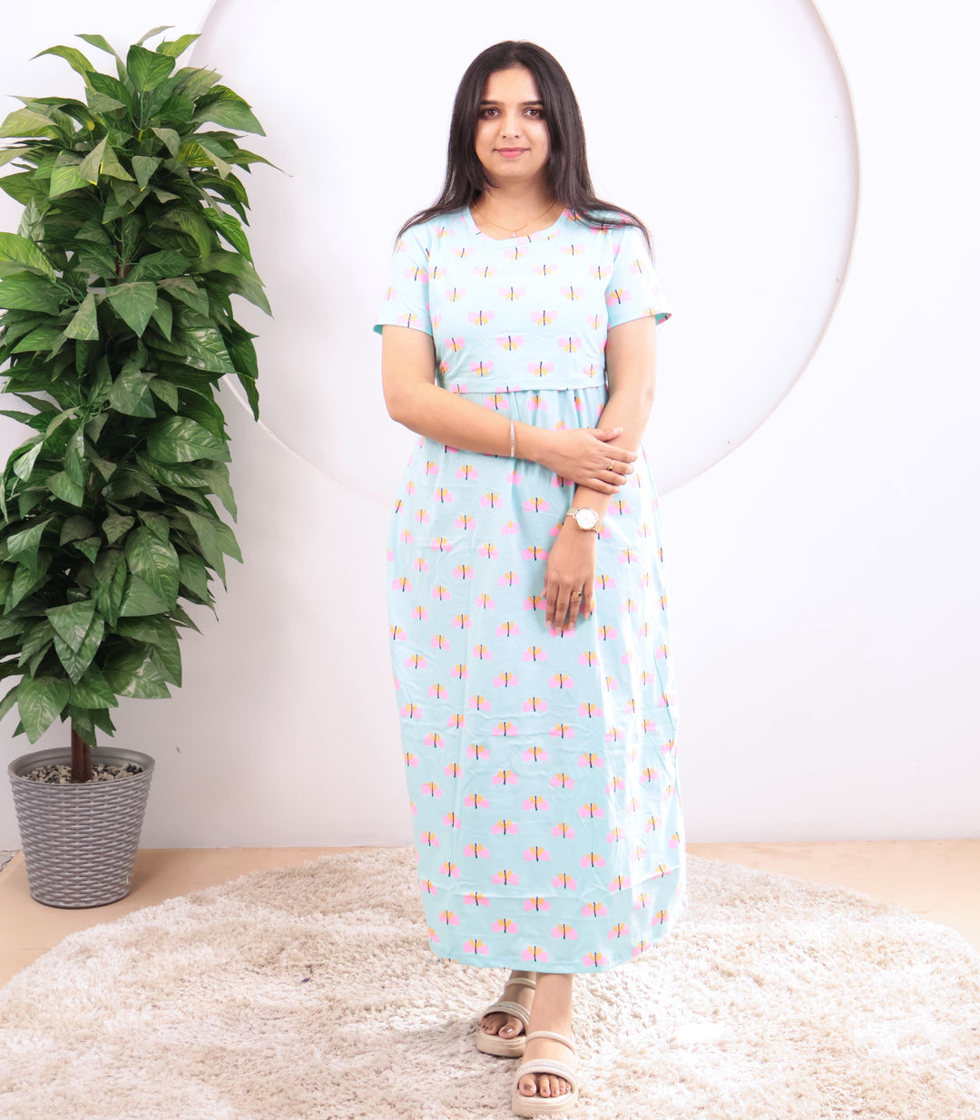 Zimala Soft Cotton Full Length Maternity Loungewear