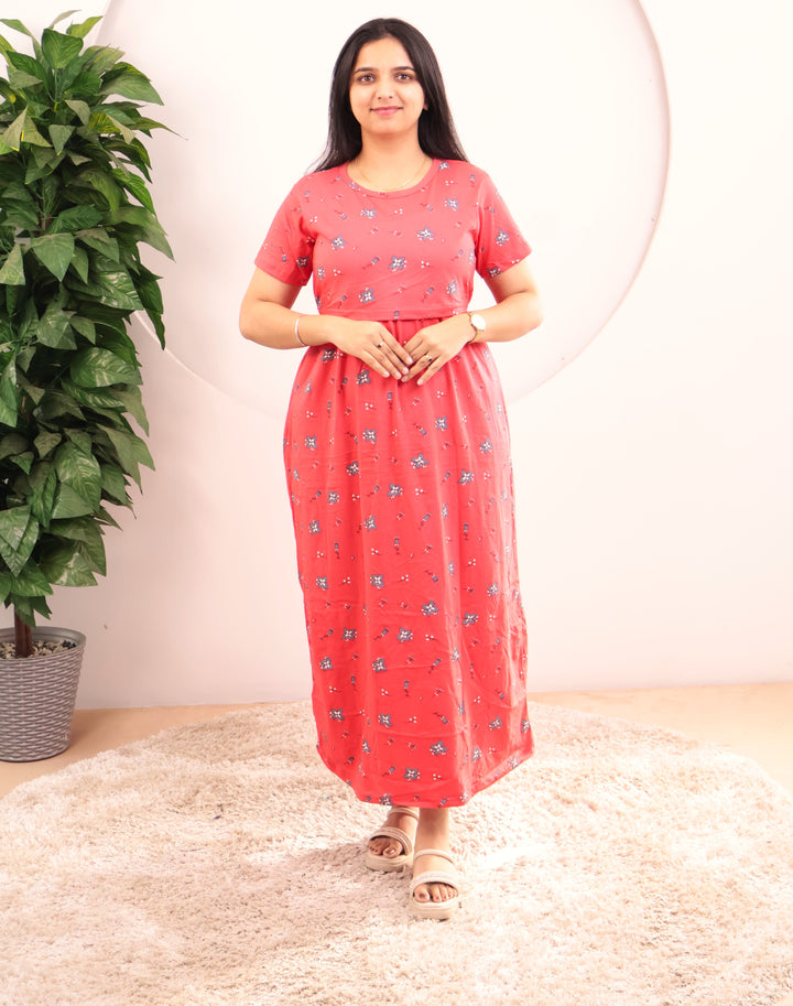Tazkia Soft Cotton Full Length Maternity Loungewear