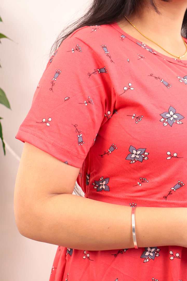 Tazkia Soft Cotton Full Length Maternity Loungewear