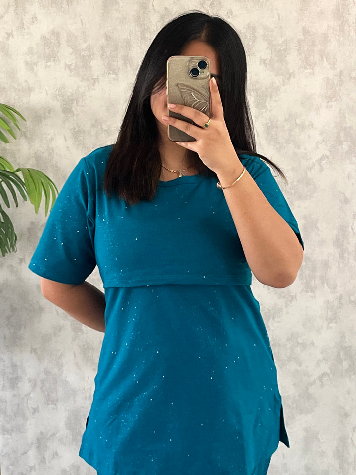 Zoya Cotton Maternity Top Pant Set