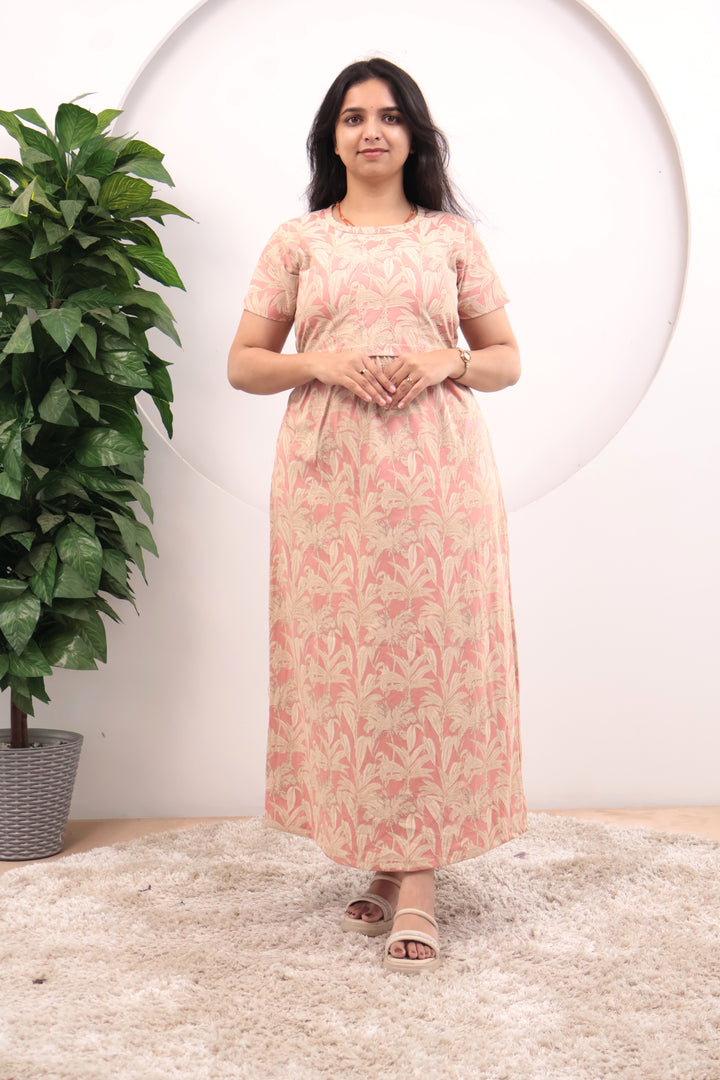 Lalita1 Soft Cotton Full Length Maternity Loungewear
