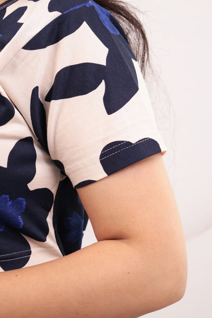 Binal1 Soft Cotton Full Length Maternity Loungewear