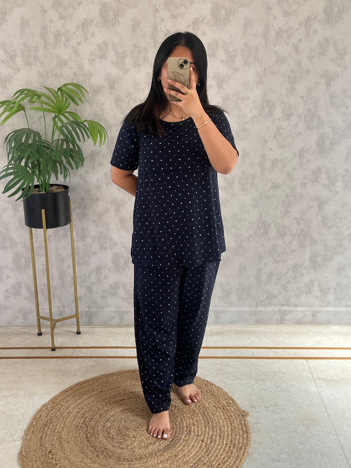Sita1 SoftCotton Maternity Top Pant Set