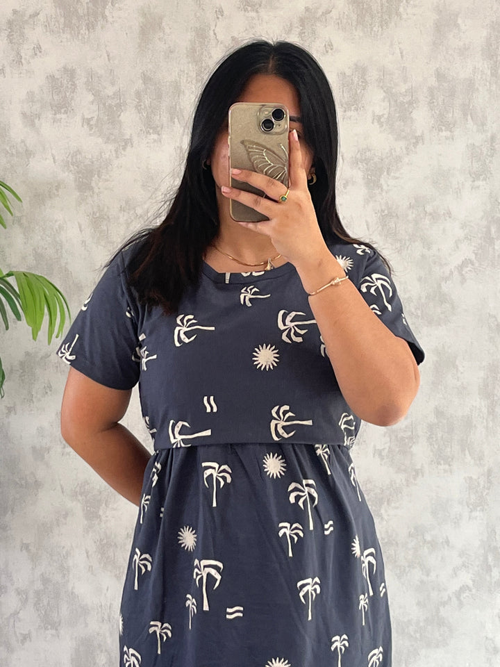 Alia Cotton Full Length Maternity Loungewear