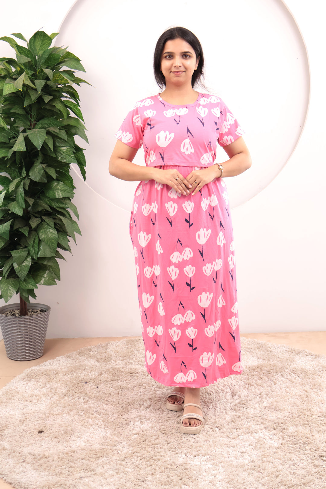Alora Soft Cotton Full Length Maternity Loungewear