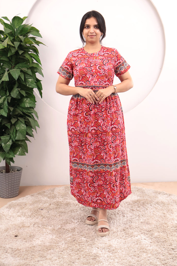 Lyrica Soft Cotton Full Length Maternity Loungewear