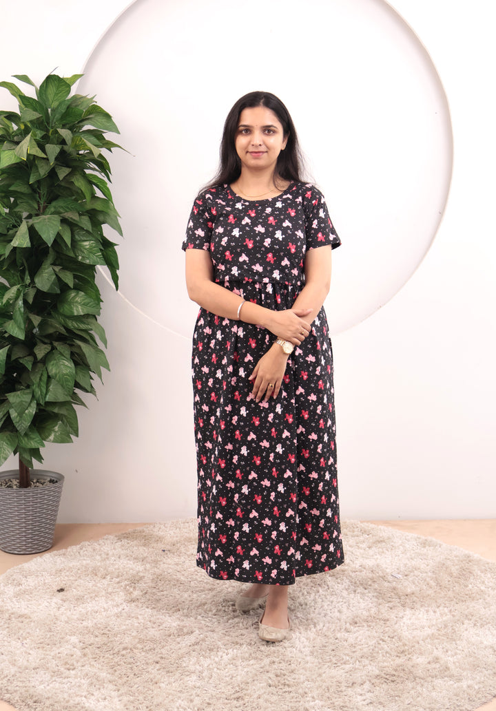 Selja Soft Cotton Full Length Maternity Loungewear