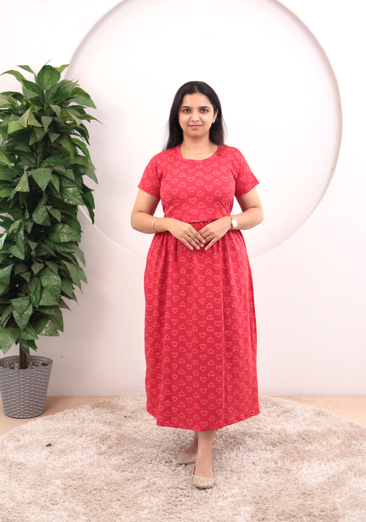 Zita Soft Cotton Full Length Maternity Loungewear