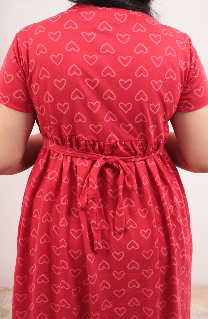 Zita Soft Cotton Full Length Maternity Loungewear