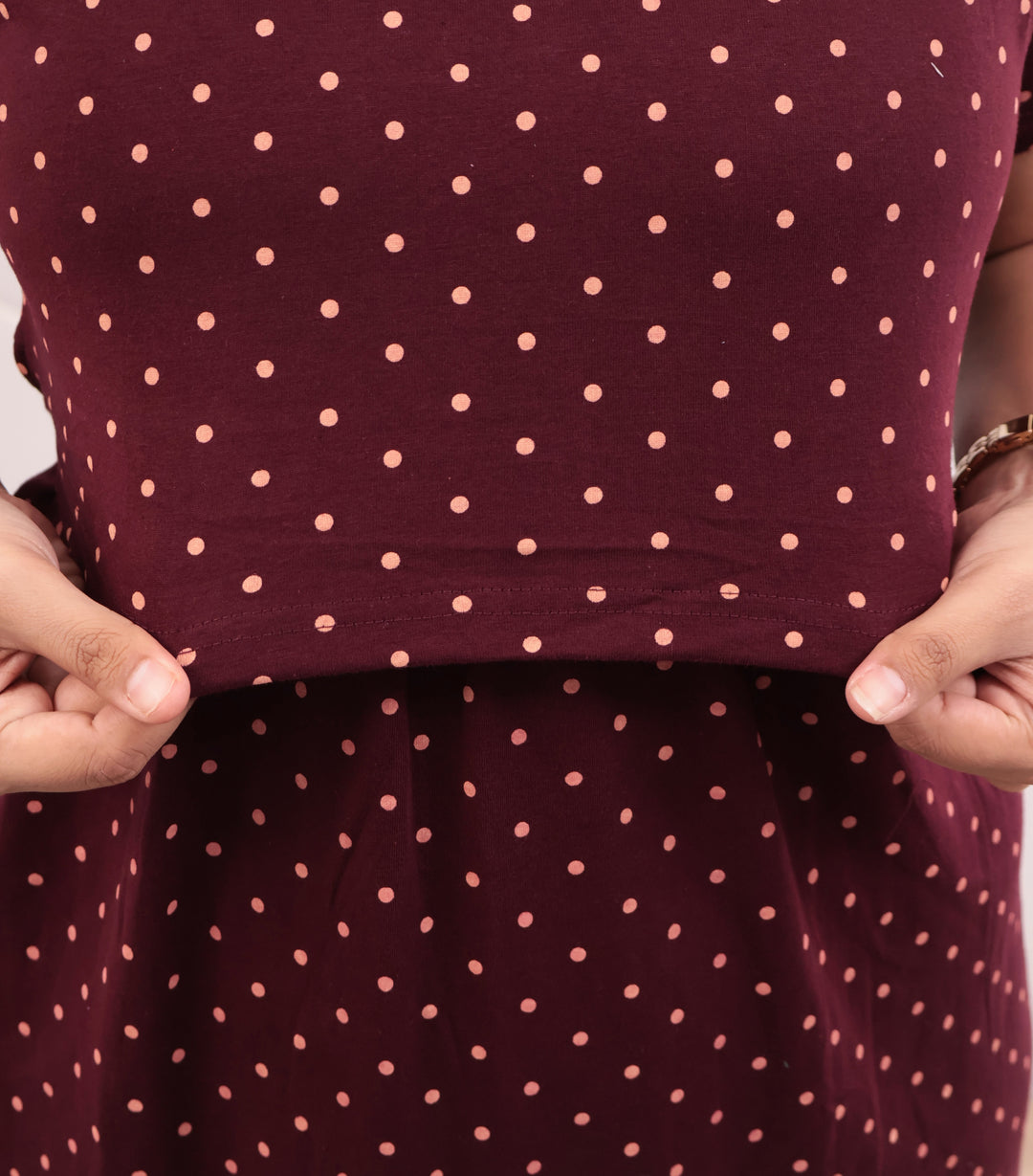 Ishvika Soft Cotton Full Length Maternity Loungewear