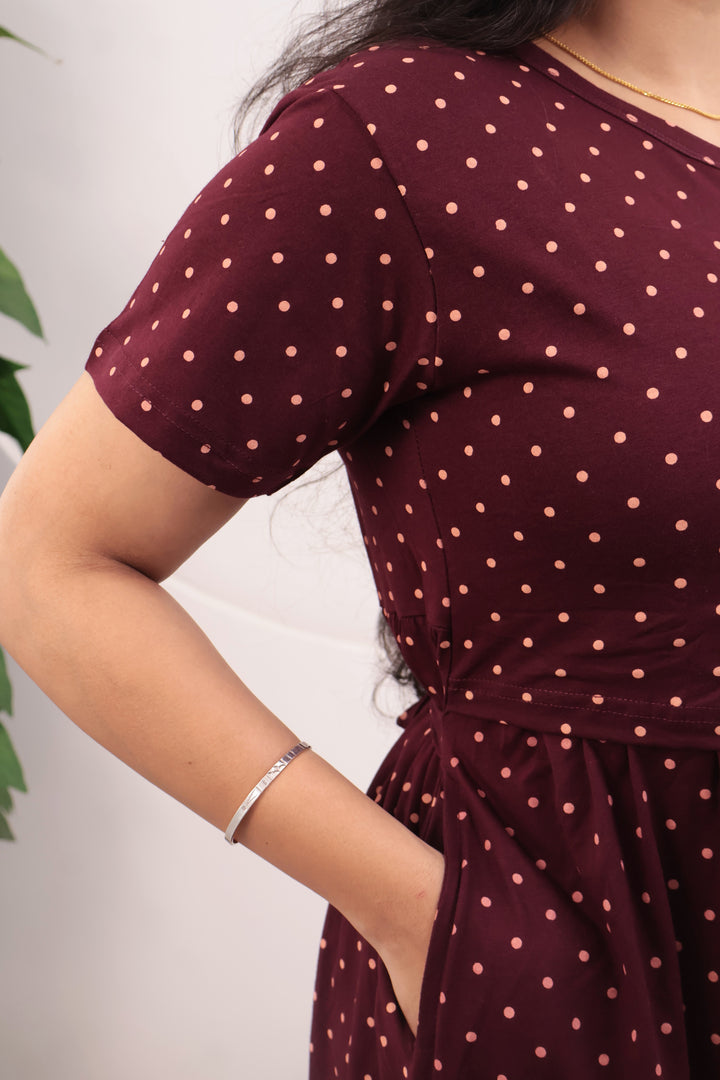 Ishvika Soft Cotton Full Length Maternity Loungewear