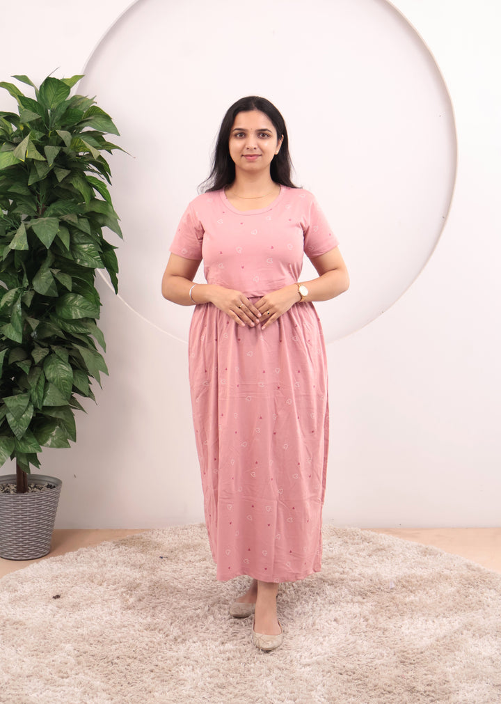 Shlina Soft Cotton Full Length Maternity Loungewear