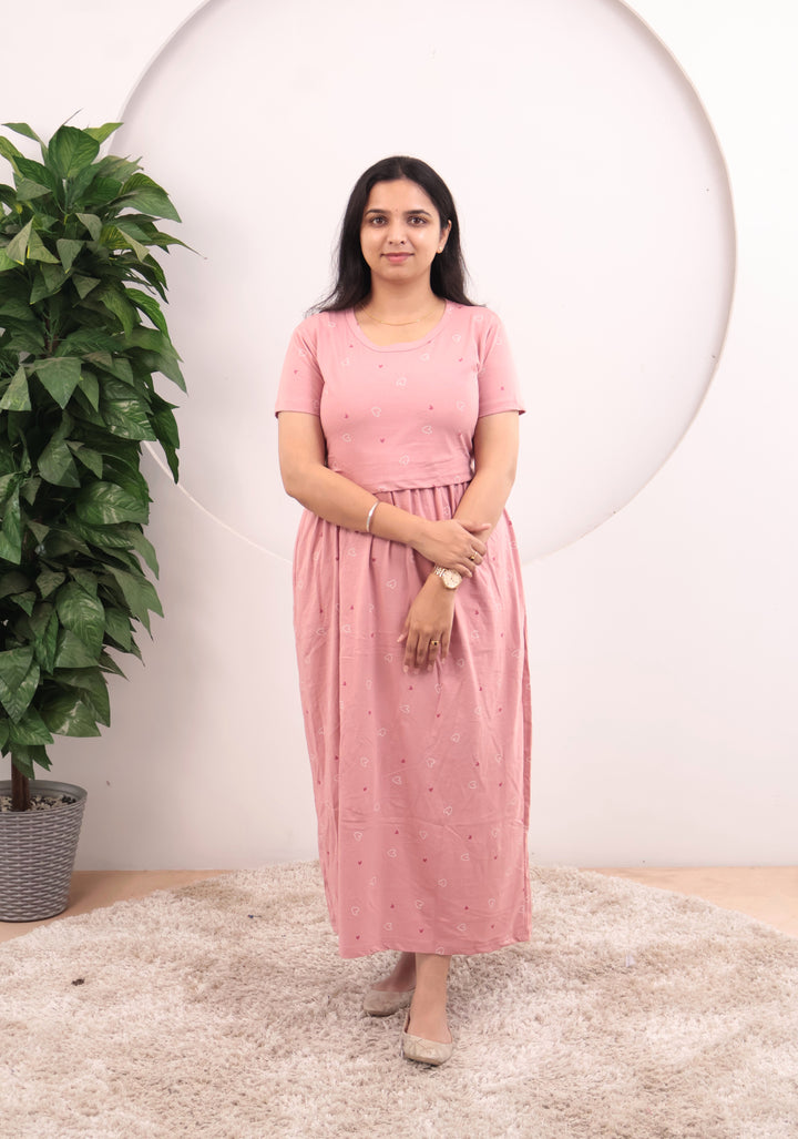 Shlina Soft Cotton Full Length Maternity Loungewear