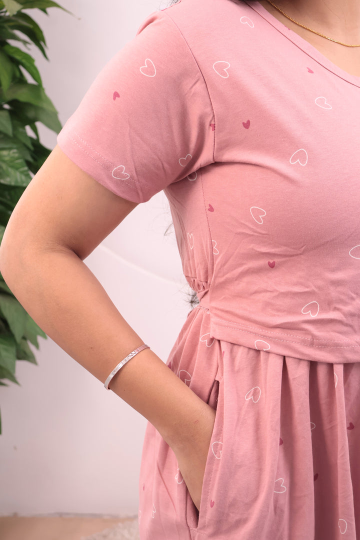 Shlina Soft Cotton Full Length Maternity Loungewear