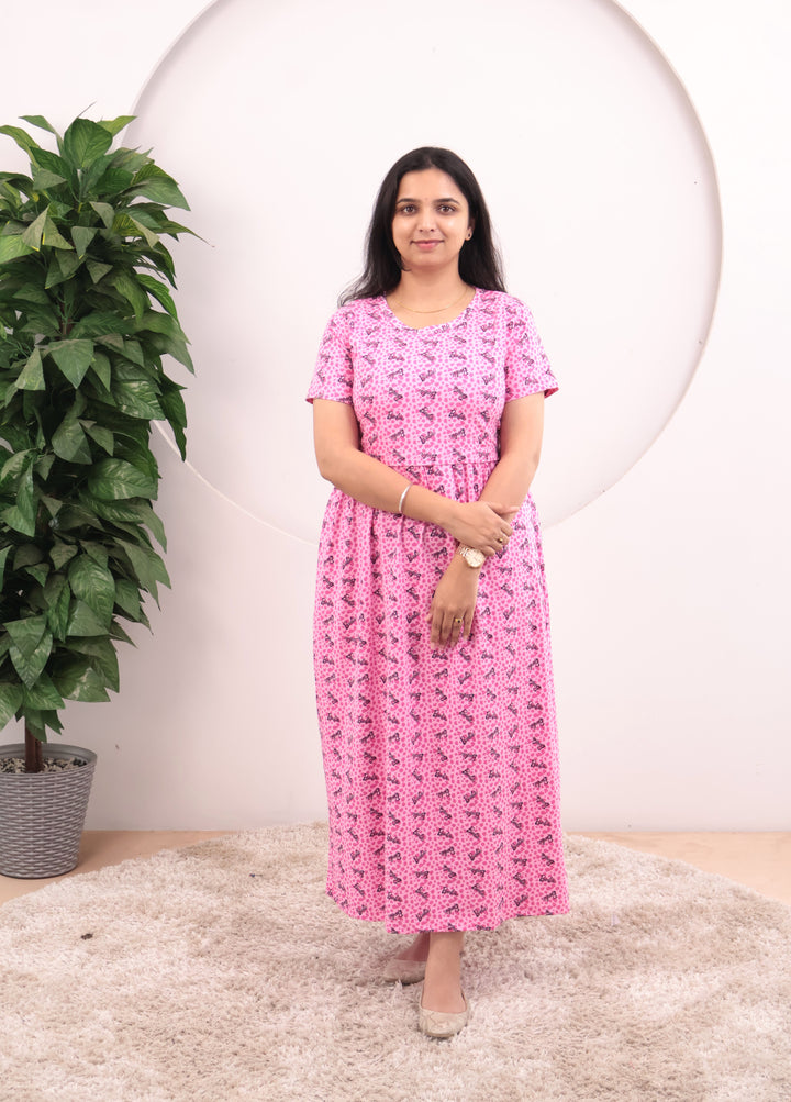 Pearla Soft Cotton Full Length Maternity Loungewear