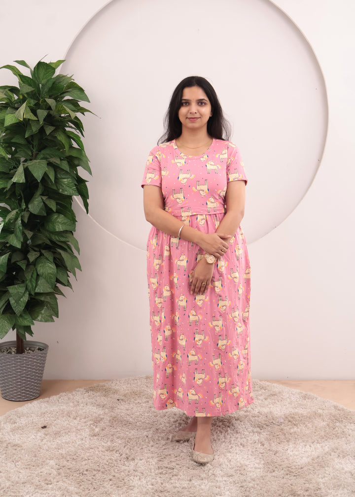 Elysia Soft Cotton Full Length Maternity Loungewear
