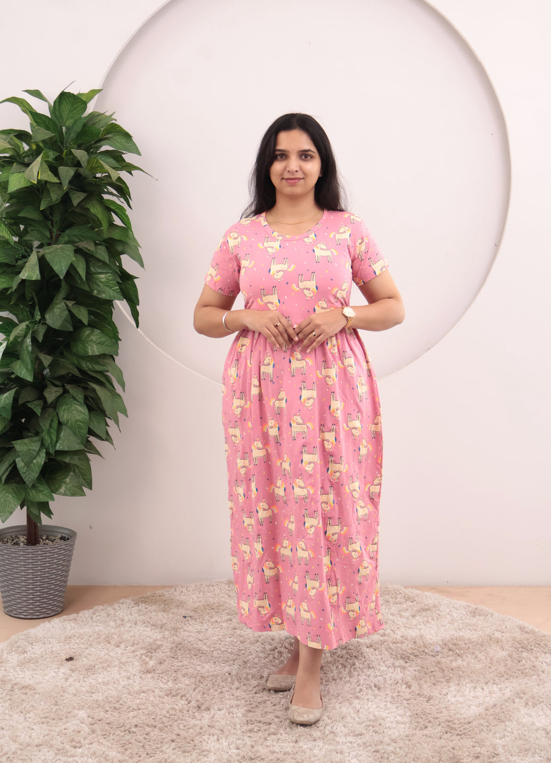 Elysia Soft Cotton Full Length Maternity Loungewear