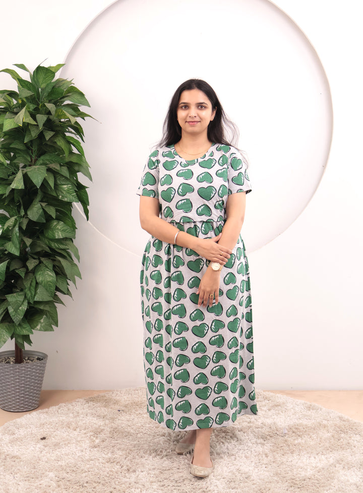 Britta Soft Cotton Full Length Maternity Loungewear