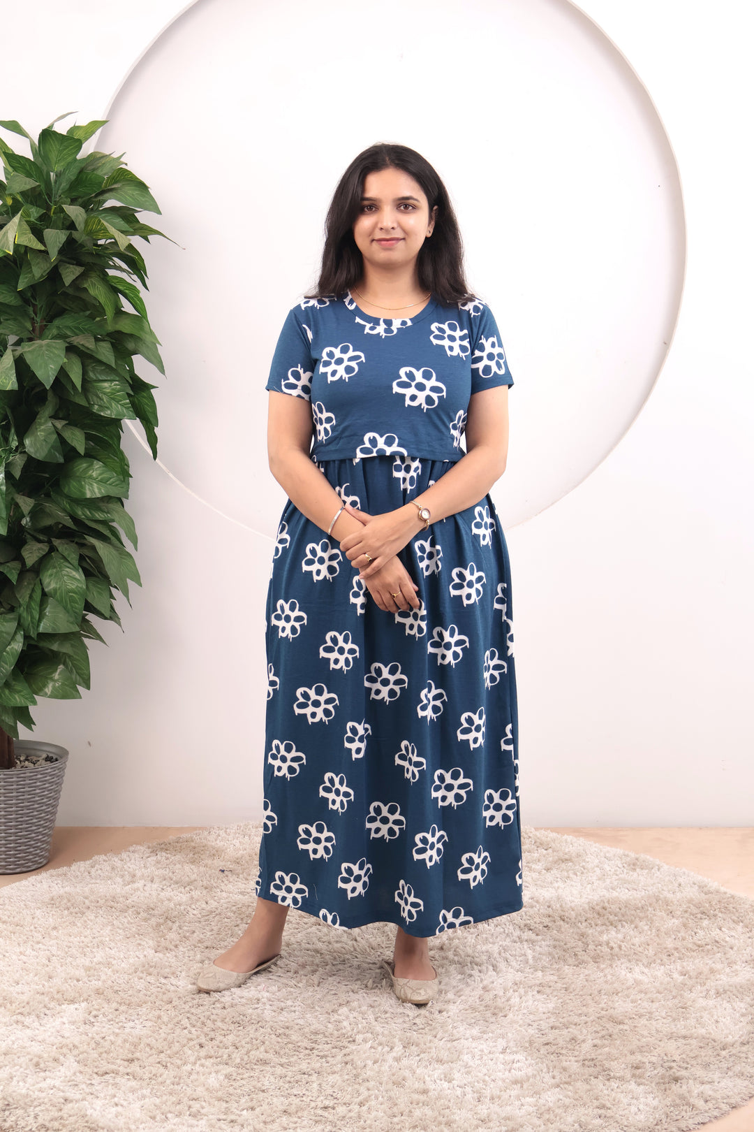 Greta Soft Cotton Full Length Maternity Loungewear