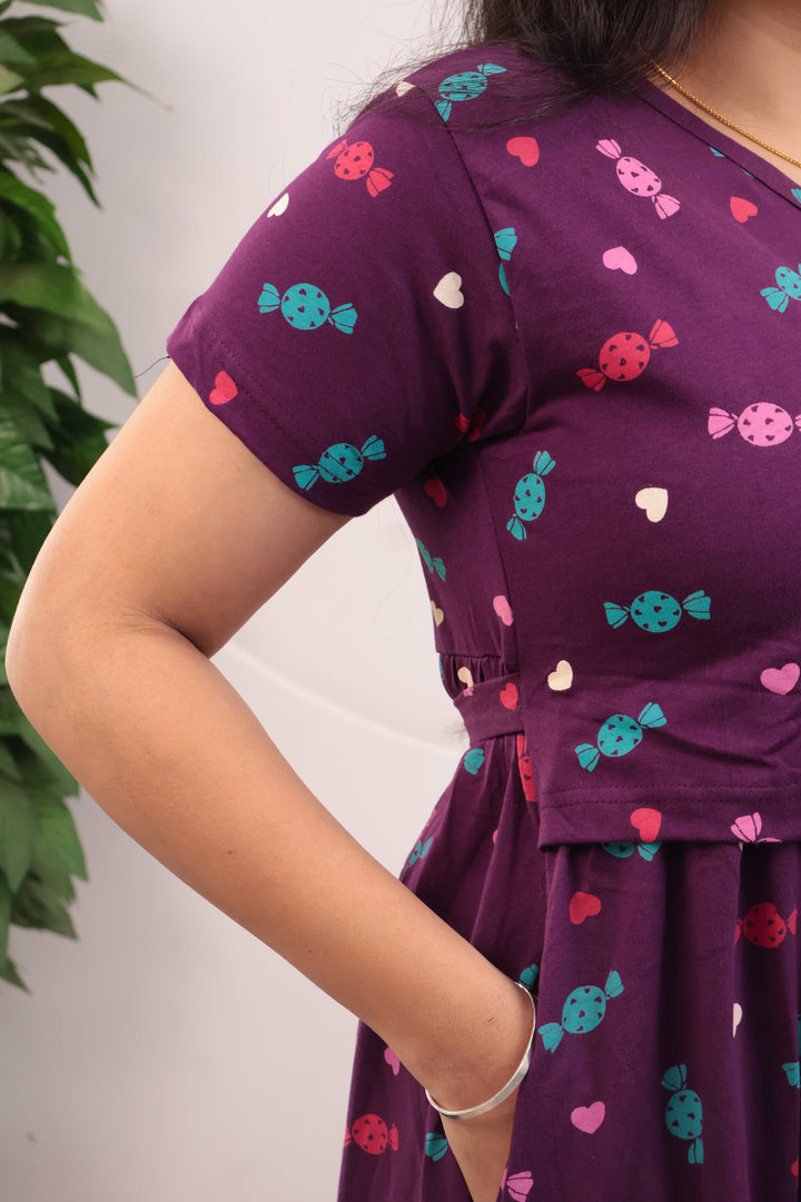 Tulika Soft Cotton Full Length Maternity Loungewear